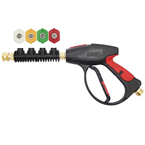 Product Cover Twinkle Star Pressure Washer Gun, 3000 PSI with 4-Color Pressure Water Washer Nozzles