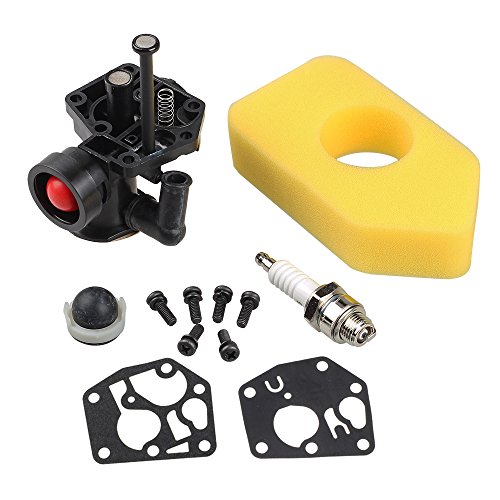Product Cover Hipa 795477 Carburetor + 698369 Air Filter for Briggs & Stratton 795469 794147 699660 794161 498811