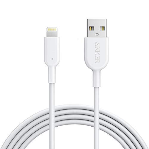 Product Cover iPhone Charger, Anker Powerline II Lightning Cable (6ft), Probably The World's Most Durable Cable, MFi Certified for iPhone 11 / XS/XS Max/XR/X / 8/8 Plus / 7/7 Plus / 6/6 Plus