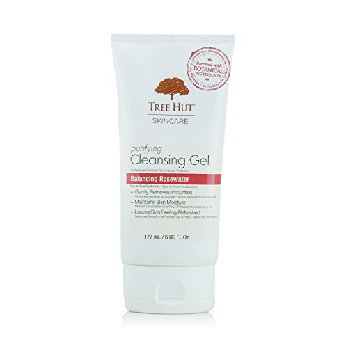Product Cover Tree Hut Skincare Purifying Cleansing Gel, Balancing Rosewater, 6 Fluid Ounce