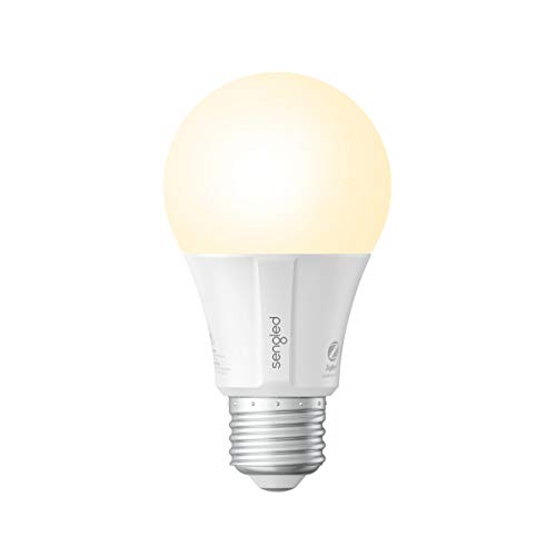 Product Cover Sengled Smart LED Soft White A19 Light Bulb, Hub Required, 2700K 60W Equivalent, Works with Alexa, Google Assistant & SmartThings, 1 Pack
