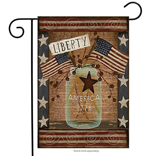 Product Cover Briarwood Lane Liberty Primitive Patriotic Garden Flag Declaration of Independence 4th of July