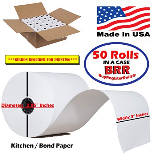 Product Cover 1-Ply Kitchen Printer Paper Bond 3