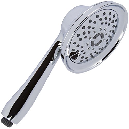 Product Cover Shower Massager Handheld High Pressure - Massage & Mist Hand Held Showerhead - Adjustable Massaging Rainfall Spray With Removable Rain Head For The Bathroom, 2.5 GPM - Chrome