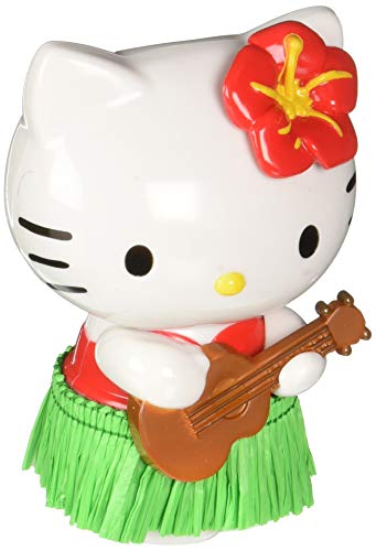 Product Cover CHROMA 048004 White/Black/Green Hello Kitty Hula Dancer Red Dashboard Auto Ornament