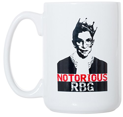 Product Cover Notorious RBG - Ruth Bader Ginsburg Mug 15 oz Deluxe Large Double-Sided Mug