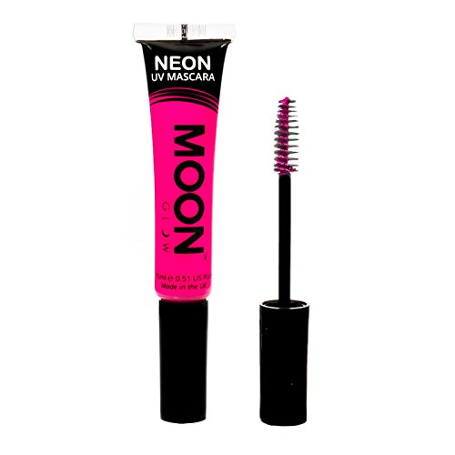 Product Cover Moon Glow - Blacklight Neon Mascara 0.51oz Pink - Glows brightly under Blacklights / UV Lighting!