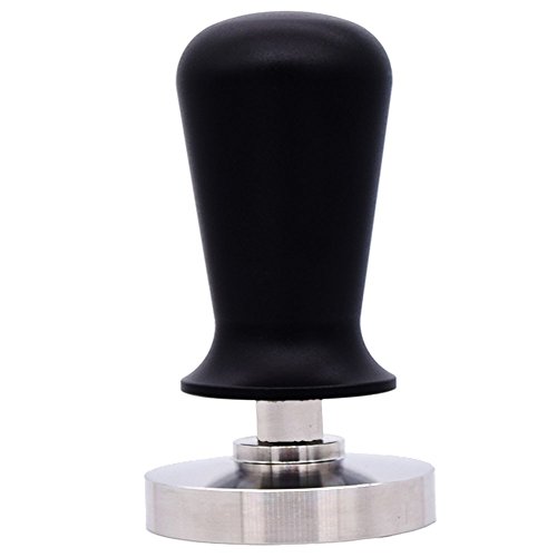 Product Cover Calibrated Coffee Tamper 58mm Flat Base,304 Stainless Steel Professional Barista Espresso Coffee Tamper Machine 58mm(Black)