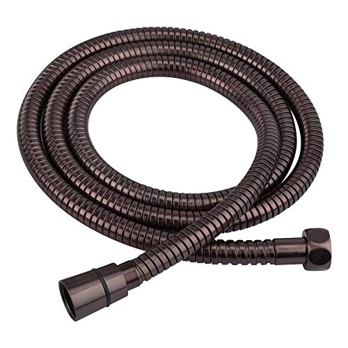 Product Cover HOMEIDEAS Flexible Shower Hose Stretch 59-Inch to 79-Inch Stainless Steel Extra Long Shower Hose Replacement Handheld Shower Head Hose Extension, Oil Rubbed Bronze