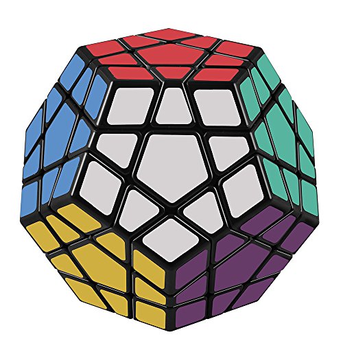 Product Cover D-FantiX Shengshou Megaminx Speed Cube 3x3 Dodecahedron Puzzle Toy Black