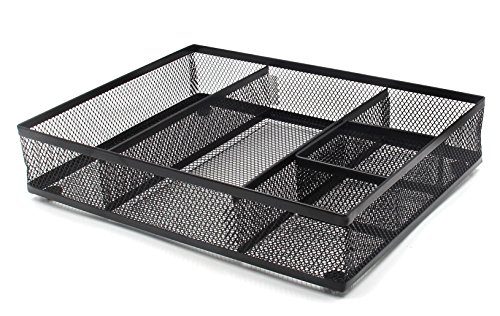 Product Cover EasyPAG Mesh Collection Desk Accessories Drawer Organizer, Black