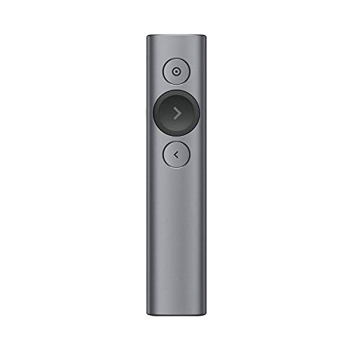 Product Cover Logitech Spotlight Presentation Remote - Advanced Digital Highlighting with Bluetooth, Universal Compatibility, 30M Range and Quick Charging - Slate