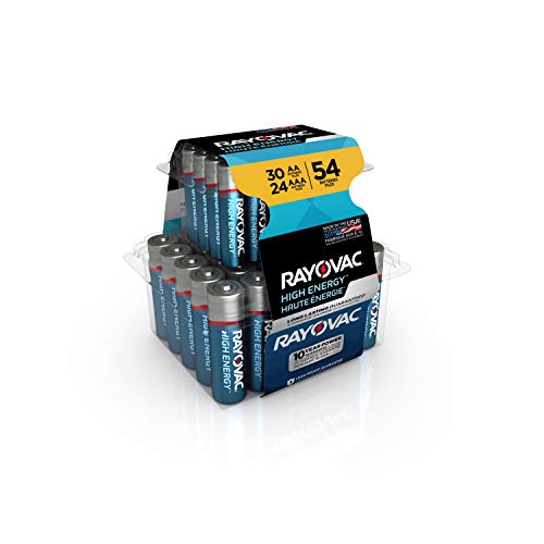 Product Cover Rayovac Aa & AAA Alkaline Batteries 54 Pack