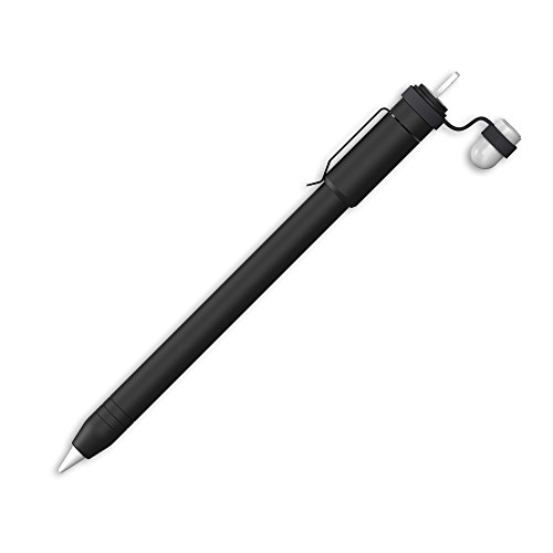 Product Cover Ztylus Slim Metal Apple Pencil Protective Case: Retractable Tip Protection, Aircraft Grade Aluminum, Built-in Clip, Secures Cap Holder for iPad Pro 12.9