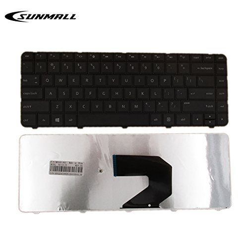 Product Cover SUNMALL New Laptop Replacement Keyboard for HP 2000-100 2000-200 2000-300 2000T-300 2000-400 2000-340CA 2000-350US 2000-351NR 2000-352NR 2000-2d07CA 2000-2d09CA 2000-2d09WM Series Black US Layout