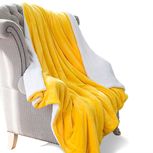 Product Cover HoroM Sherpa Throw Blanket Yellow 60