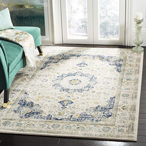 Product Cover Safavieh Evoke Collection EVK220C Vintage Oriental Ivory and Blue Area Rug (2'2