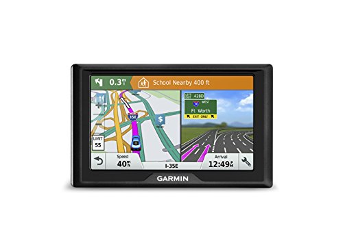Product Cover Garmin Drive 51 USA LM GPS Navigator System with Lifetime Maps, Spoken Turn-By-Turn Directions, Direct Access, Driver Alerts, TripAdvisor and Foursquare Data