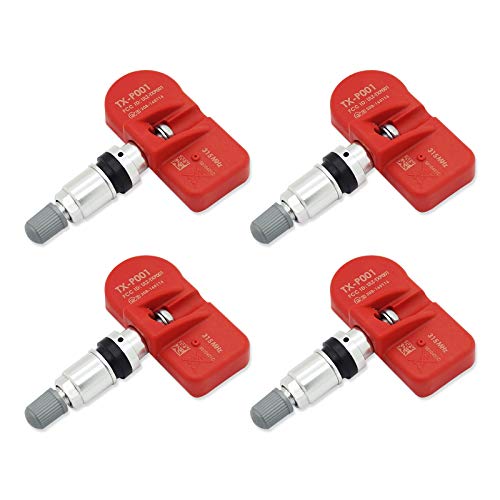 Product Cover MOBILETRON 4-Pack 315MHz TPMS Tire Pressure Monitoring System Sensors (Clamp-in) Pre-Programmed for Buick/Cadillac/Chevrolet/GMC/Pontiac/Saab/Saturn | OE Replacement | TX-S024-4