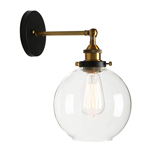 Product Cover Permo Wall Sconce Vintage Industrial 1-Light Rustic Wall Mount Light Fixture with 7.9