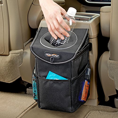 Product Cover High Road StashAway Console Car Trash Can with Lid