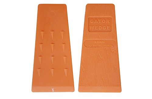 Product Cover Gator Wedge USA Made 8 Inch Felling Wedges Logging Supplies for Chain Saw, 2 Pack (2, 8
