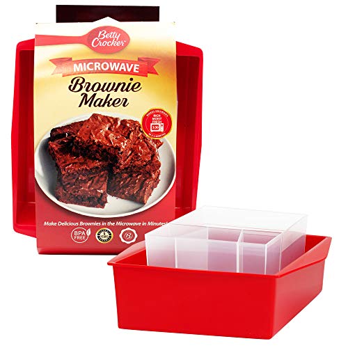Product Cover Betty Crocker BCB-3001 Microwave Brownie Maker, Plastic, Red