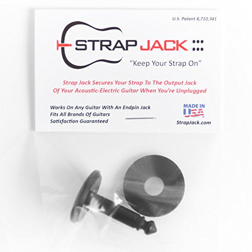 Product Cover Strap Jack Guitar Strap Lock System For Acoustic - Electric Guitars (1 Pack)