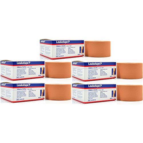 Product Cover BSN Medical Leukotape P Sports Tape, 1 1/2 Inch x 15 Yard(PACK OF 5)