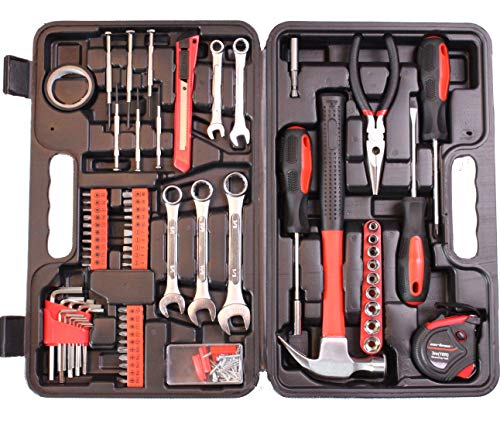 Product Cover CARTMAN 148-Piece Tool Set - General Household Hand Tool Kit with Plastic Toolbox Storage Case