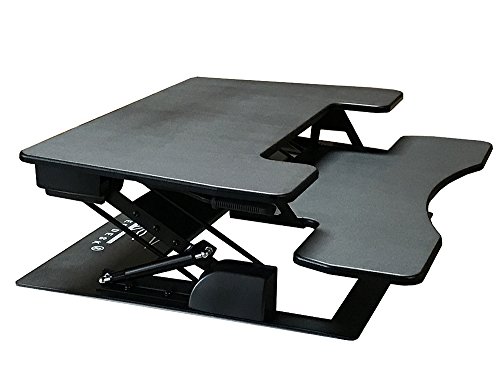 Product Cover Fancierstudio Riser Desk Standing Desk Extra Wide 38