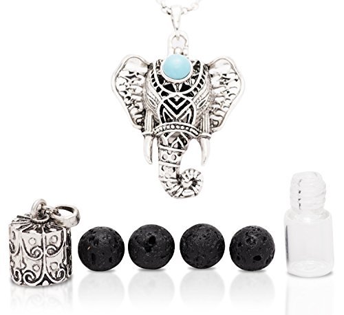 Product Cover SUMMER SALE: Gorgeous Eternal Elephant Aromatherapy Necklace 2 Piece Diffuser Locket Bottle Kit