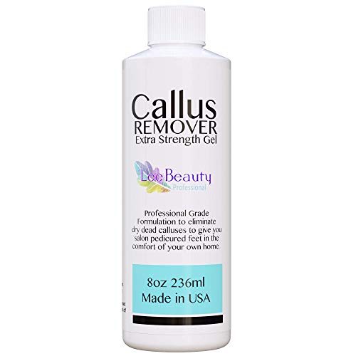 Product Cover 8oz Callus Remover gel for feet for a professional pedicure. Better results than, foot file, pumice stone, foot scrubber, foot buckets & callus shaver. Rid ugly callouses from feet in minutes!