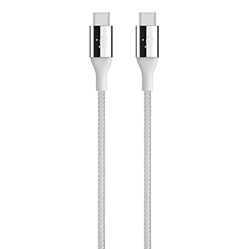 Product Cover Belkin MIXIT DuraTek Kevlar USB-C (USB Type C) to USB-C Cable, 4 Feet (Silver)