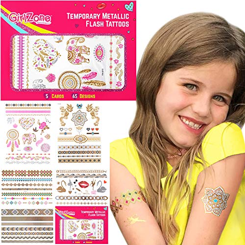 Product Cover GirlZone: Sparkle Temporary Flash Tattoos for Kids and Girls
