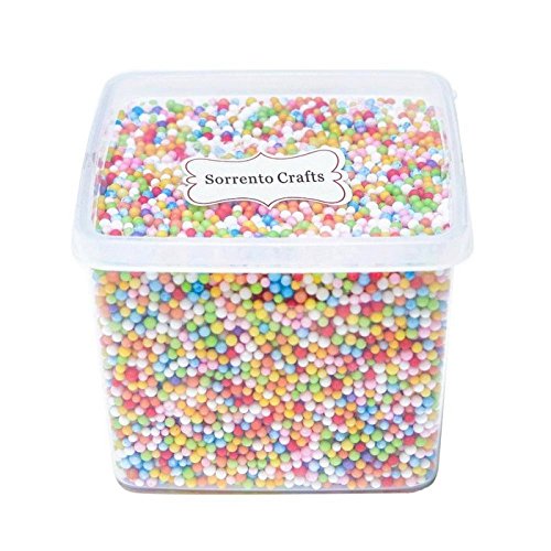 Product Cover Sorrento Crafts Sorrento Crafts Styrofoam Balls, Assorted Mixed Color, 15000 Piece (Assorted Mixed Color)