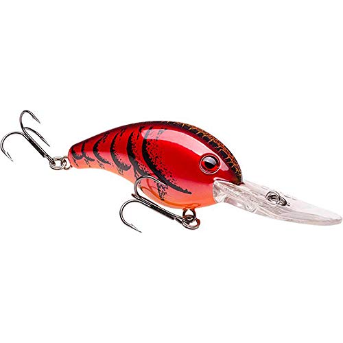 Product Cover Strike King HC10XD-450 Pro Model Series 10XD Xtra Deep Diver Crankbait, 6-Inch, 2-Ounce, Delta Red
