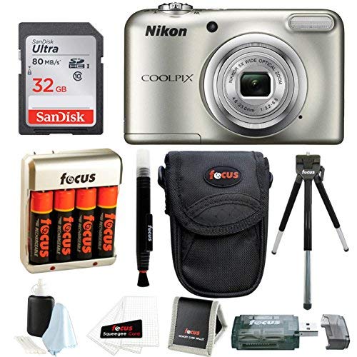 Product Cover Nikon Coolpix A10 Digital Camera with 32GB Card and Batteries and Bundle