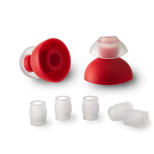 Product Cover SpinFit CP240-M - Patented Silicone Eartips for Replacement - Double Flange - (1 Pair, Inserts Included)