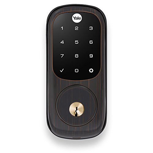 Product Cover Yale Assure Lock with Z-Wave - Smart Touchscreen Keypad Deadbolt - Works with Ring Alarm, Samsung SmartThings, Wink, ADT and More - Brass