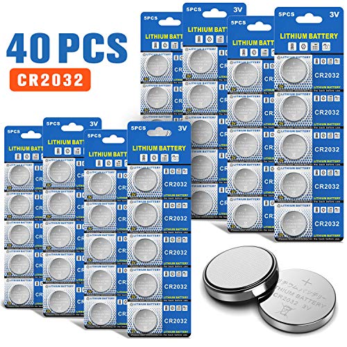 Product Cover JOOBEF CR2032 Lithium 3V Battery, Electronic Coin Cell Button for Toys Calculators Watches(40 Pcs)