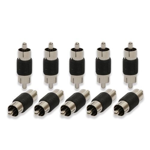 Product Cover Electop RCA Male to Male Audio Video Coupler Adapter 10-Pack