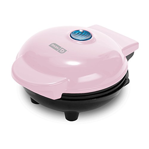 Product Cover Dash DMS001PK Mini Maker Electric Round Griddle for Individual Pancakes, Cookies, Eggs & other on the go Breakfast, Lunch & Snacks with Indicator Light + Included Recipe Book - Pink