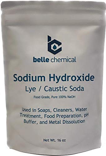 Product Cover Sodium Hydroxide - Pure - Food Grade (Caustic Soda, Lye) (1 lb)