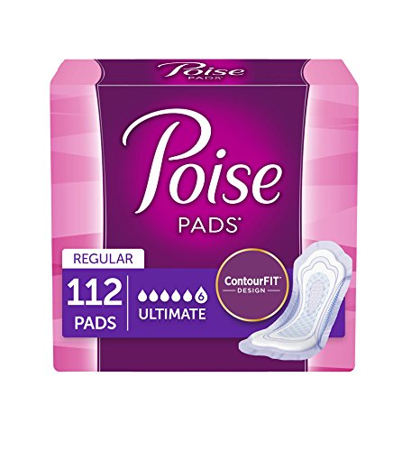 Product Cover Poise Incontinence Pads, Ultimate Absorbency, Regular, 112 Count