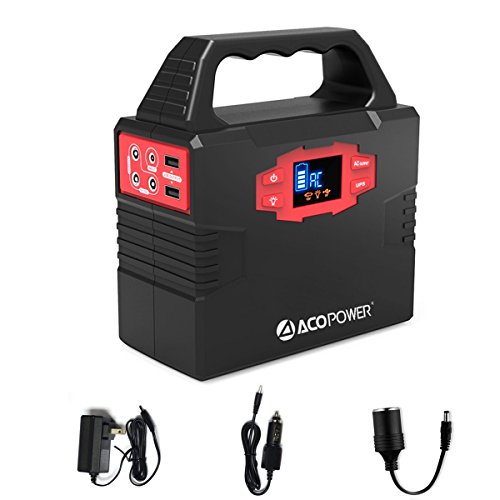 Product Cover ACOPOWER 150Wh 40,800mAh Portable Generator Power Supply, CPAP Battery Pack with AC Power Inverters 110V, USB Ports, DC 12V, Charged by Wall Outlet/Solar Panels/Car