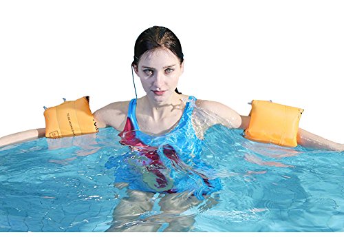 Product Cover Topsung Floaties Inflatable Swim Arm Bands Rings Floats Tube Armlets for Kids and Adult
