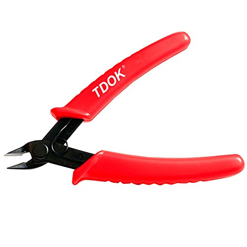 Product Cover TDOK Flush Cutter Internal Spring Cutting Pliers (Red)
