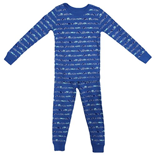 Product Cover Skylar Luna Boys Long Sleeve Pajama Set - 100% Soft Organic Turkish Cotton- GOTS Certified