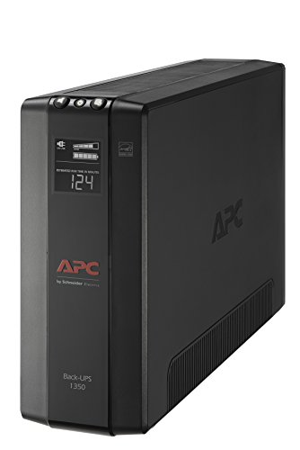 Product Cover APC UPS, 1350VA Battery Backup & Surge Protector with AVR, Back-UPS Pro Uninterruptible Power Supply (BX1350M)